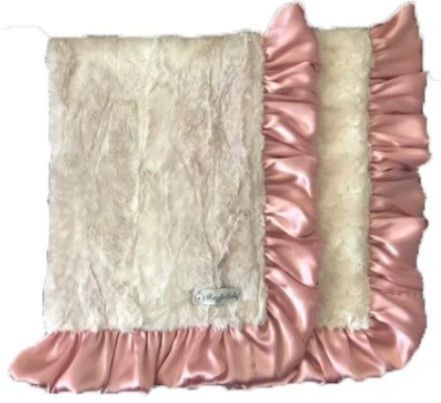 Double Plush Axis Rosewater Blanket