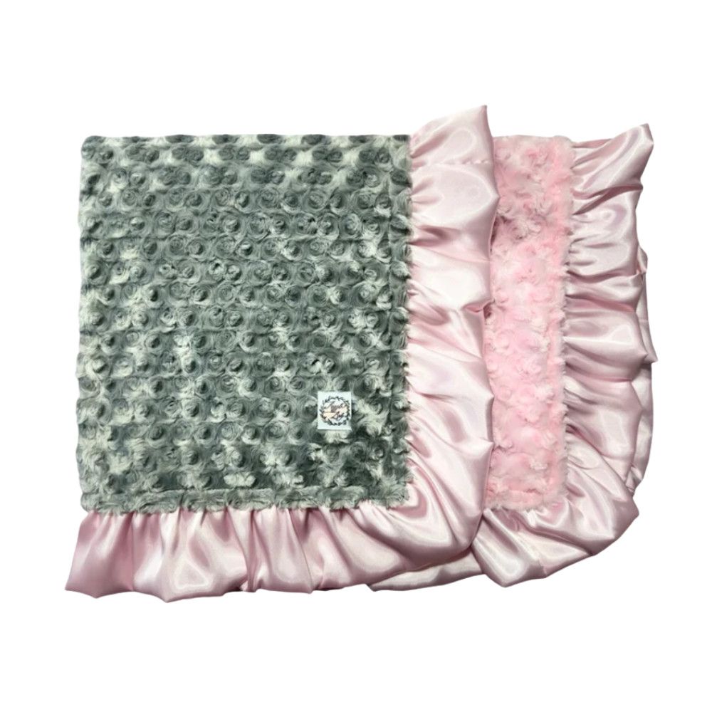 Silver Icicle Double Plush Blanket