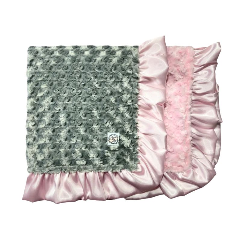 Silver Icicle Double Plush Blanket