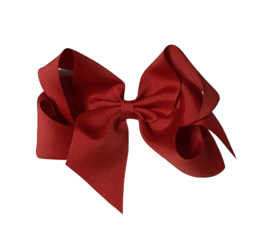 Red Giant (7in) Grosgrain Bow