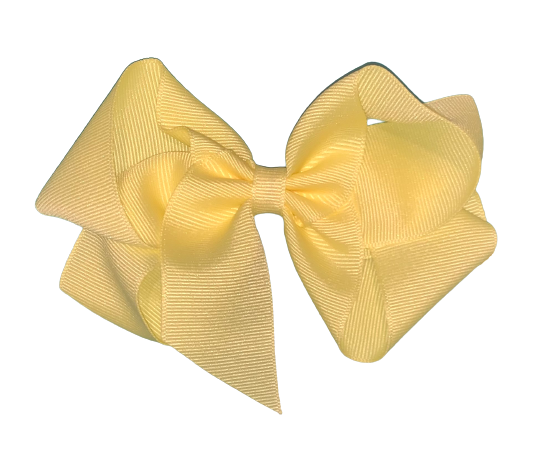 Maize Big (5in) Grosgrain Bow