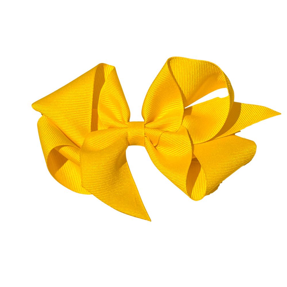 Maize Big (5in) Grosgrain Bow