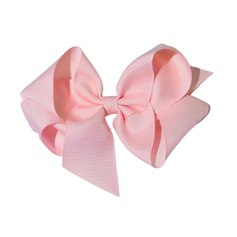 Light Pink Big (5in) Grosgrain Bow