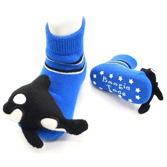 Baby Orca Rattle Socks 0-12m