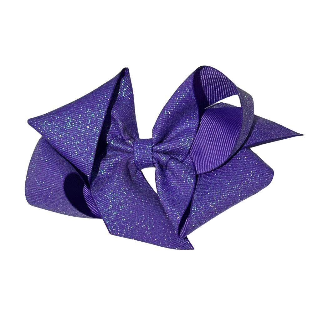 Big (5in) Diamond Dust Grosgrain Purple