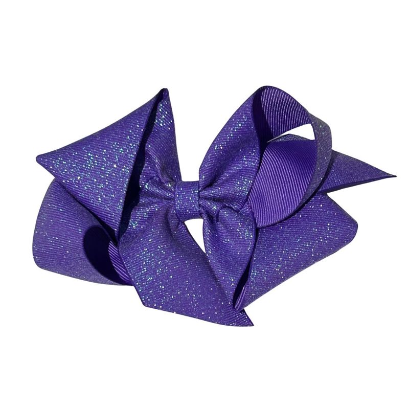 Big (5in) Diamond Dust Grosgrain Purple