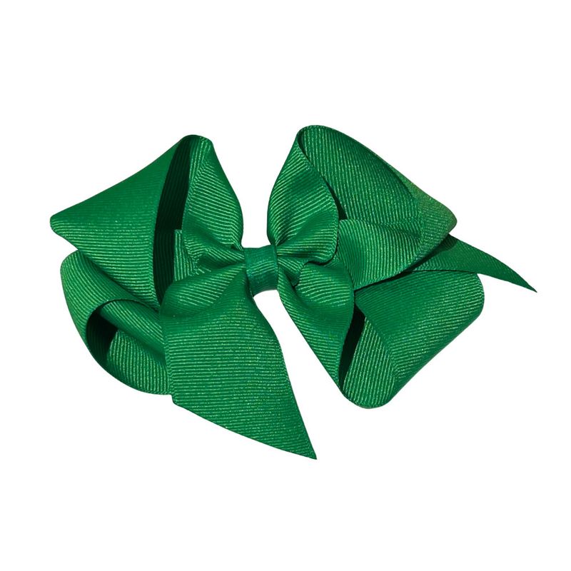 Emerald Big (5in) Grosgrain Bow