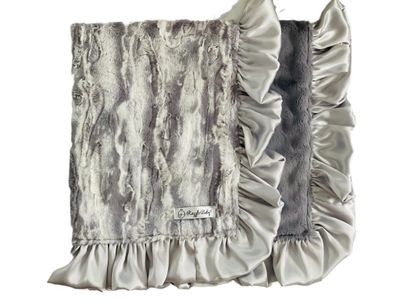 Steel Jupiter Double Plush Blanket