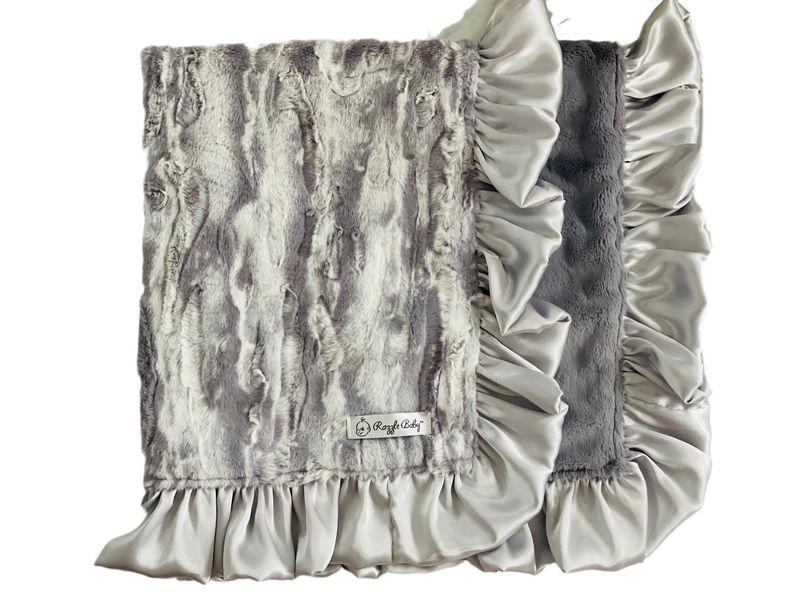 Steel Jupiter Double Plush Blanket