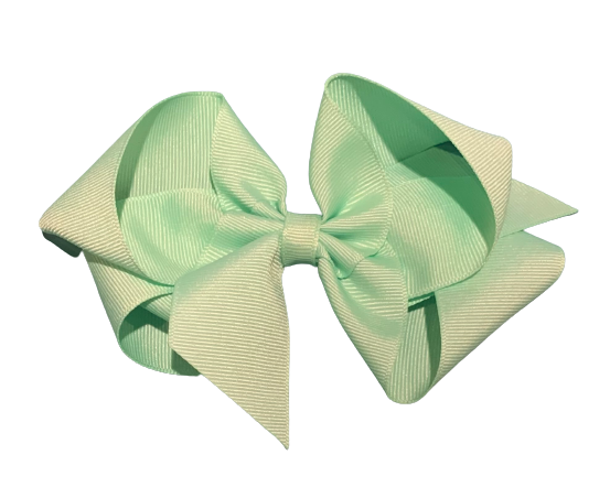 Mint Big (5in) Grosgrain Bow