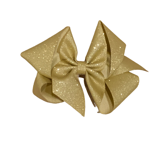 Old Gold Big (5in) Diamond Dust Grosgrain