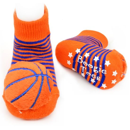 Basketball Rattle Sock  0-12m