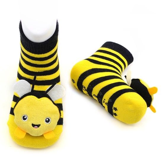 Bumblebee Rattle Socks 0-12m