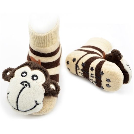 Monkey Rattle Sock 0-12m