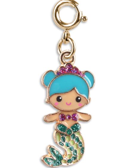 Gold Swivel Mermaid Charm