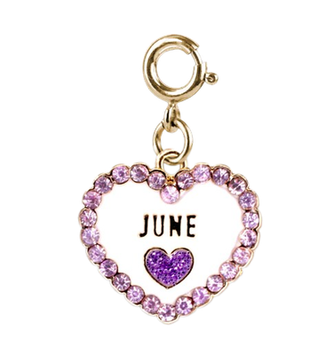 Gold June Birthstone Charm