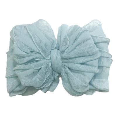 Baby Blue Ruffled Headband