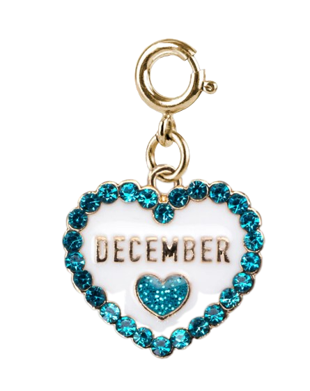 Gold December Birthstone Charm
