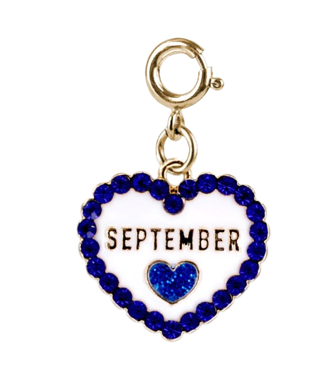 Gold September Birthstone Charm