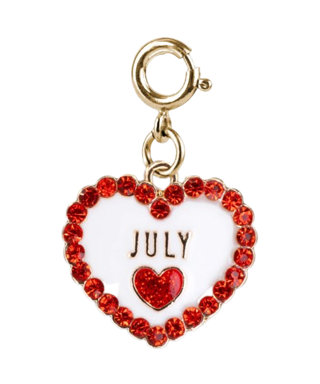 Gold July Birthstone Charm