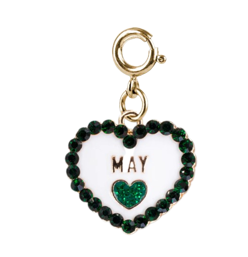 Gold May Birthstone Charm