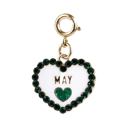 Gold May Birthstone Charm
