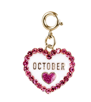 Gold October Birthstone Charm
