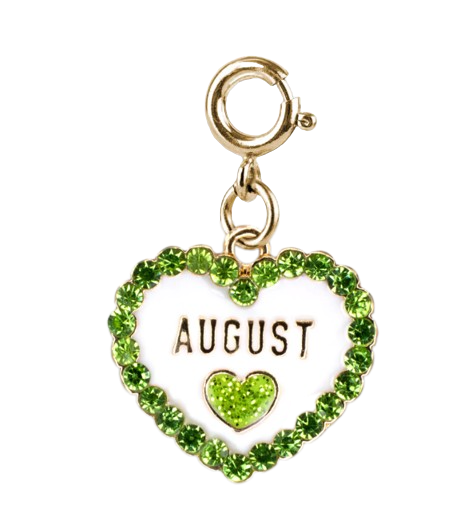 Gold August Birthstone Charm