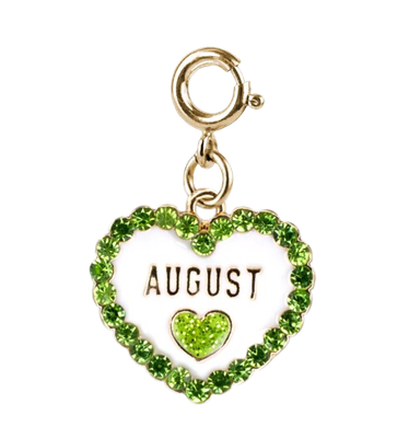Gold August Birthstone Charm