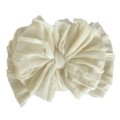 Ivory Ruffled Headband