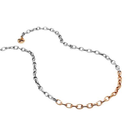 Two Tone Chain Necklace