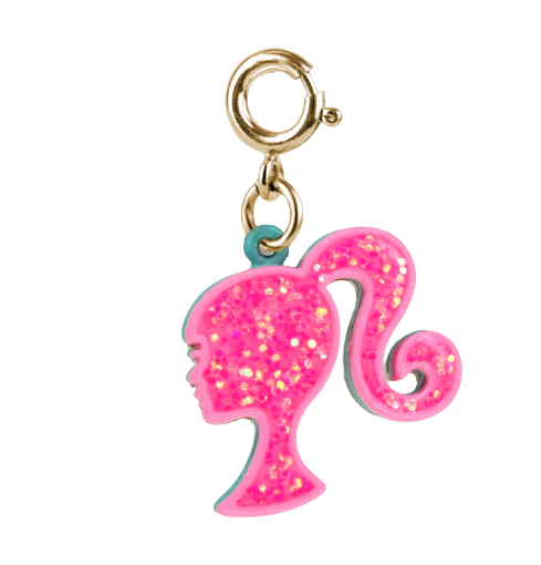 Gold Glitter Barbie Charm