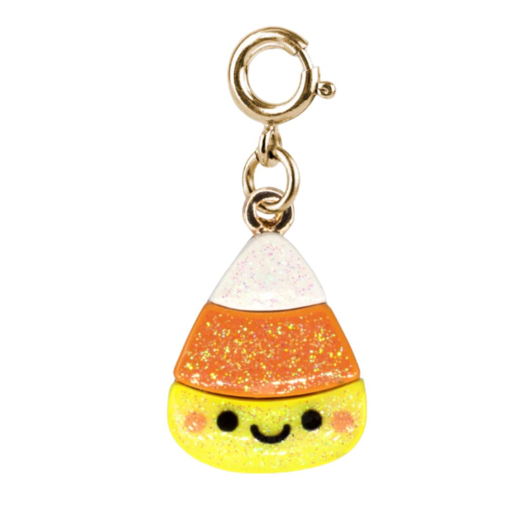 Gold Glitter Candy Corn Charm