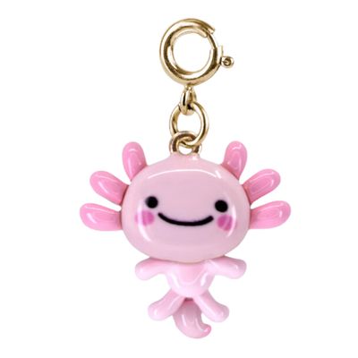 Gold Swivel Axolotl Charm