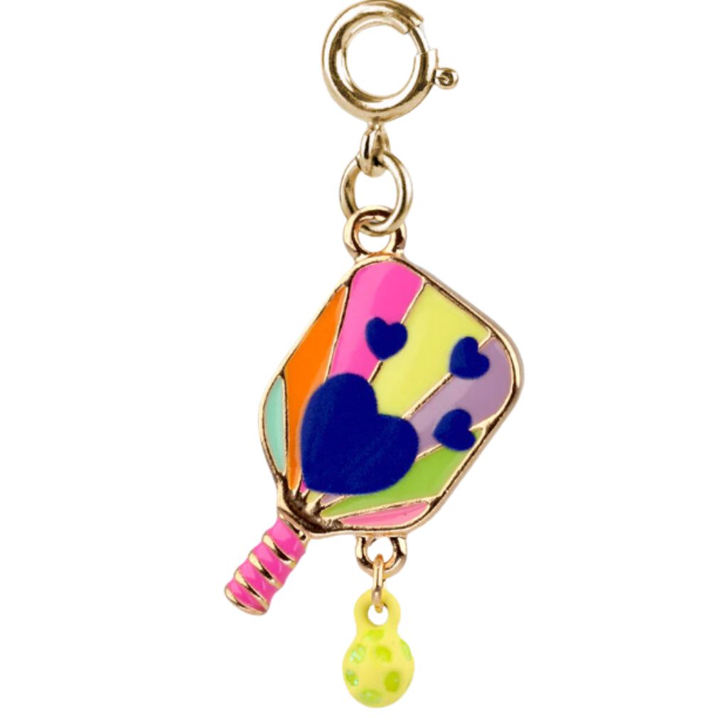 Gold Pickleball Charm