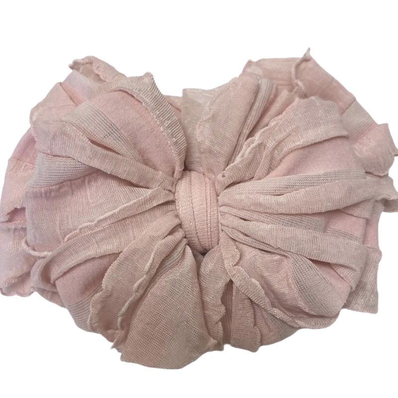 Paris Pink Ruffled Headband