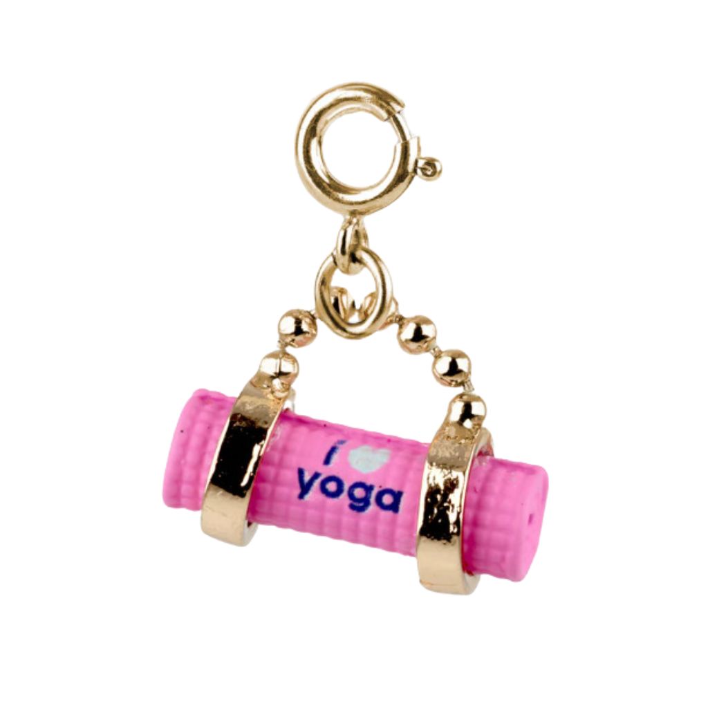 Gold Yoga Mat Charm