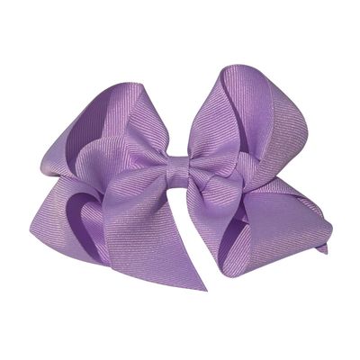Light Orchid Big (5in) Grosgrain Bow