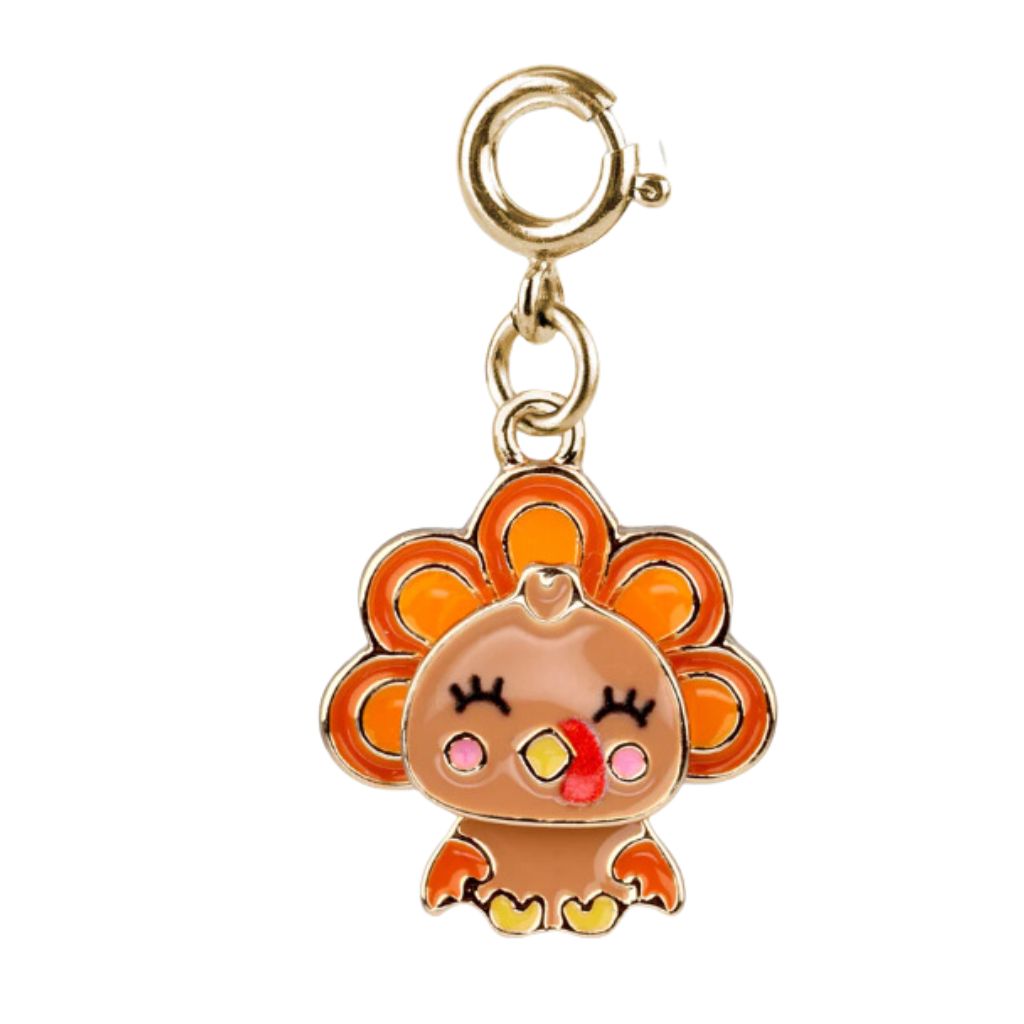 Gold Swivel Turkey Charm