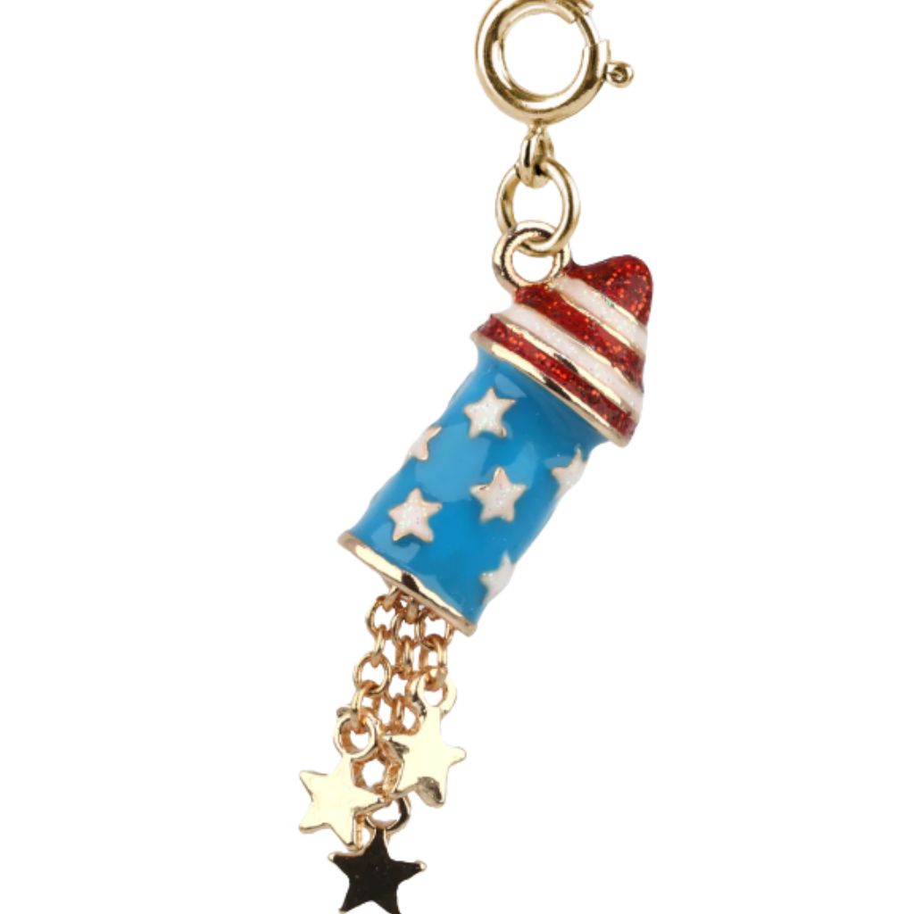 Gold Firework Charm