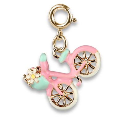 Gold Bicycle Charm