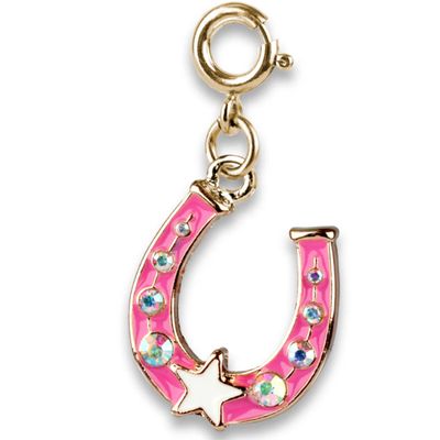 Gold Horseshoe Charm