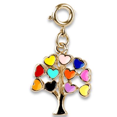 Gold Rebel Girls Tree Charm