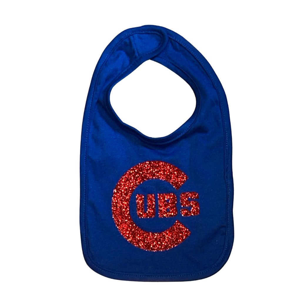 Cubs Bib with Glitter Cubs Bib with Glitter