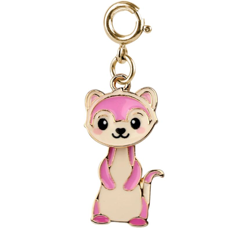 Gold Swivel Ferret Charm Gold Swivel Ferret Charm
