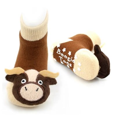 Baby Bull Rattle Socks 0-12m