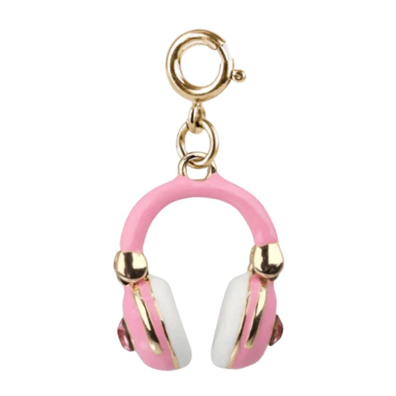 Gold Swivel Headphones Charm Gold Swivel Headphones Charm