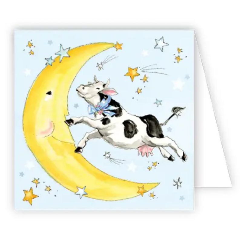 The Cow Jumped Over the Moon Card
