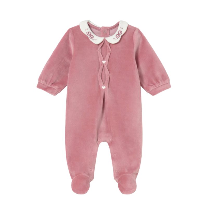 Rose Velour Dress Up Onesie