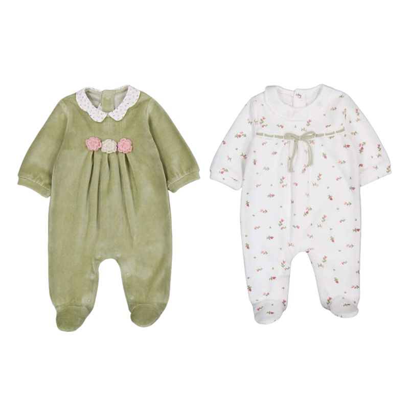 Velour Collar Onesie